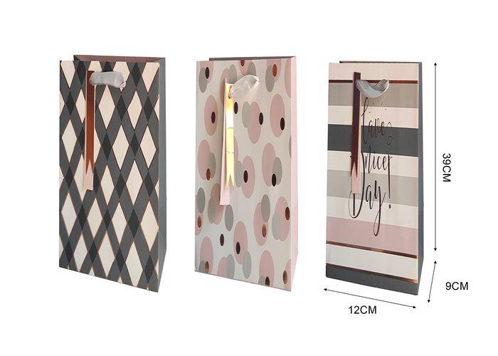 Bolsas de vino, 12 × 39 × 9 cm, color blanco, modelo 131668