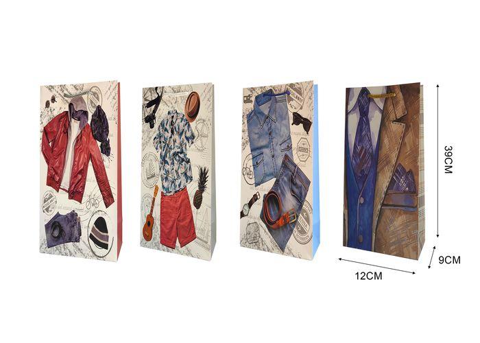 Bolsas de vino, 12 × 39 × 9 cm, color blanco, modelo 131676