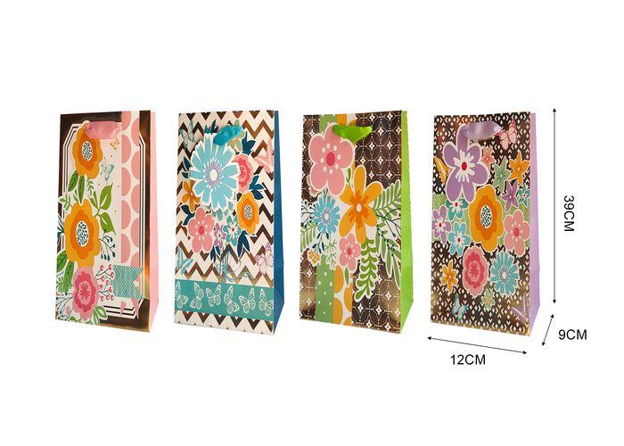 Bolsas de vino, 12 × 39 × 9 cm, color blanco, modelo 131684