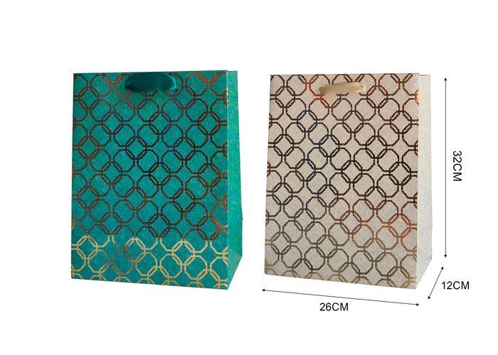 Bolsas de regalo, 26 × 32 × 12 cm, color blanco, modelo 131706