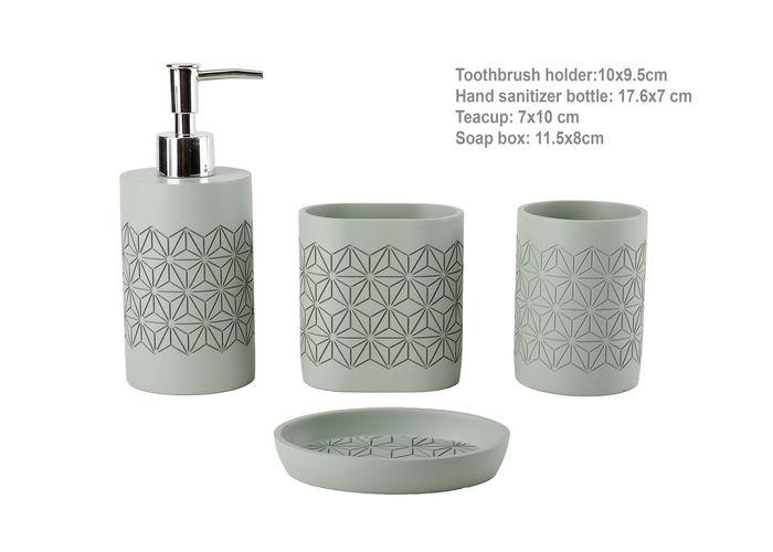 Juego de baño, color gris