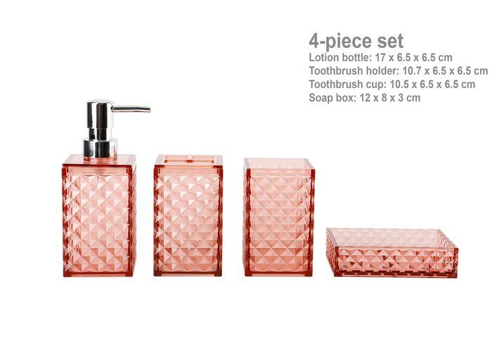 Serie rosa claro, modelo JS5001-4, color rosado