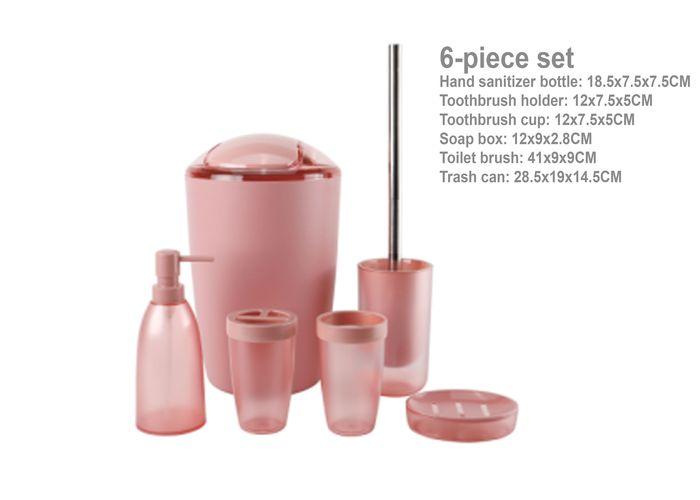 Serie rosa claro, colores transparente y rosado, modelo 612442