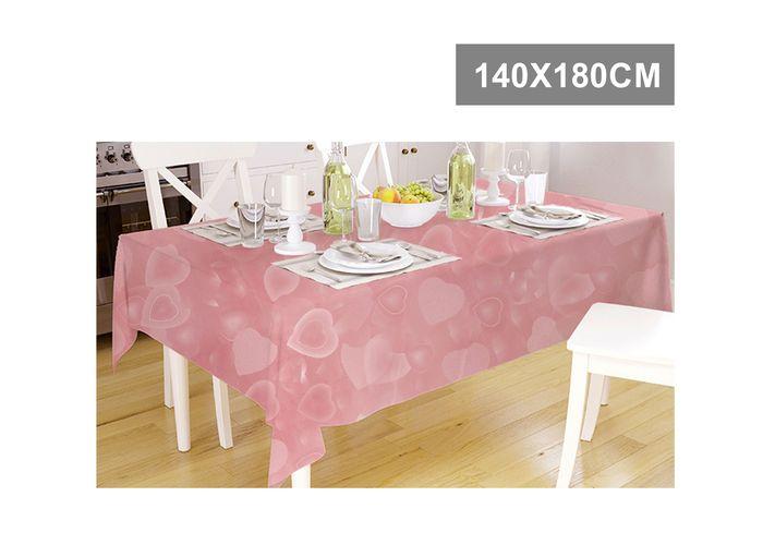 Mantel, 140 × 180, color rosado, modelo 612500