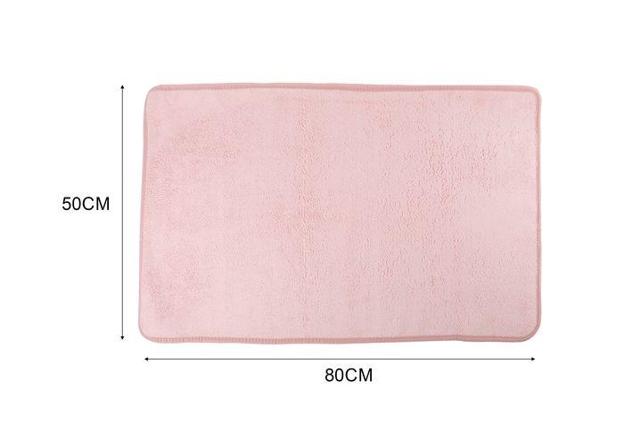 Serie rosa claro, 50 × 80 cm, color rosado