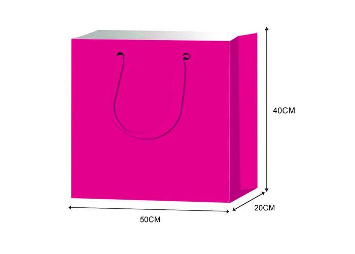 Bolsas de regalo, 50 × 40 × 20 cm, color blanco, modelo 131879