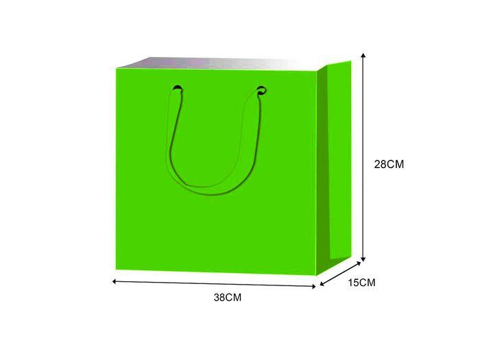Bolsas de regalo, 38 × 28 × 15 cm, color blanco, modelo 131881