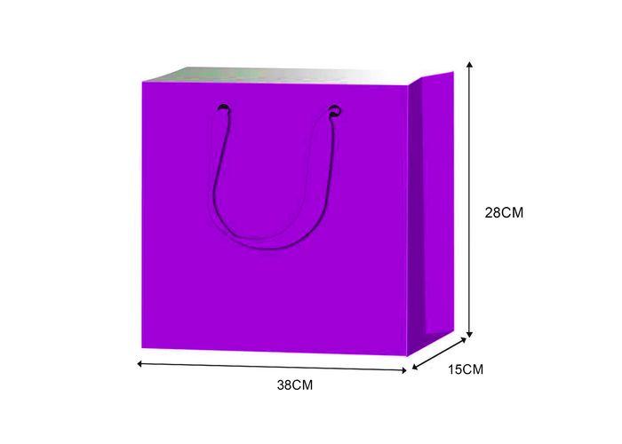 Bolsas de regalo, 38 × 28 × 15 cm, color blanco, modelo 131884