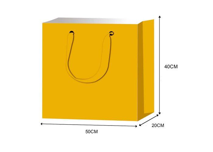 Bolsas de regalo, 50 × 40 × 20 cm, color blanco, modelo 131888