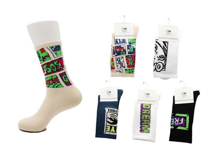 Calcetines hasta la rodilla de moda, modelo 132059