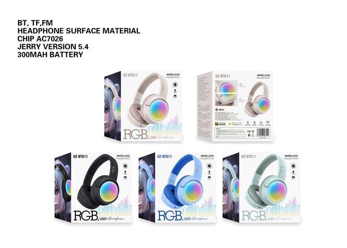 auriculares bluetooth, color azul, modelo HZ-BT911