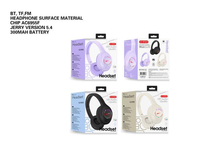 auriculares bluetooth, color azul, modelo HZ-BT812