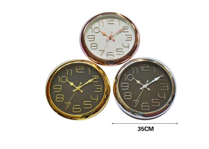 reloj de pared, modelo XH-766D, 35 × 4 cm