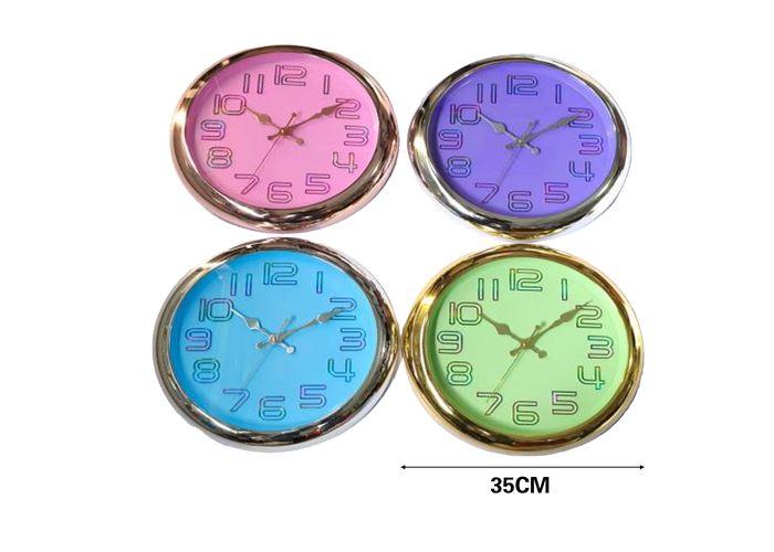 reloj de pared, modelo XH-762DC, 35 × 4 cm