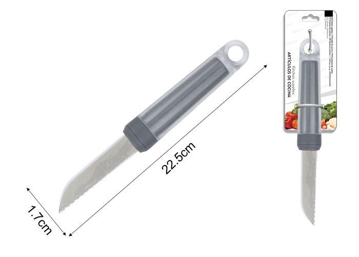 Cuchillo, 22,5 × 1,7 cm, color gris, ref. 200864