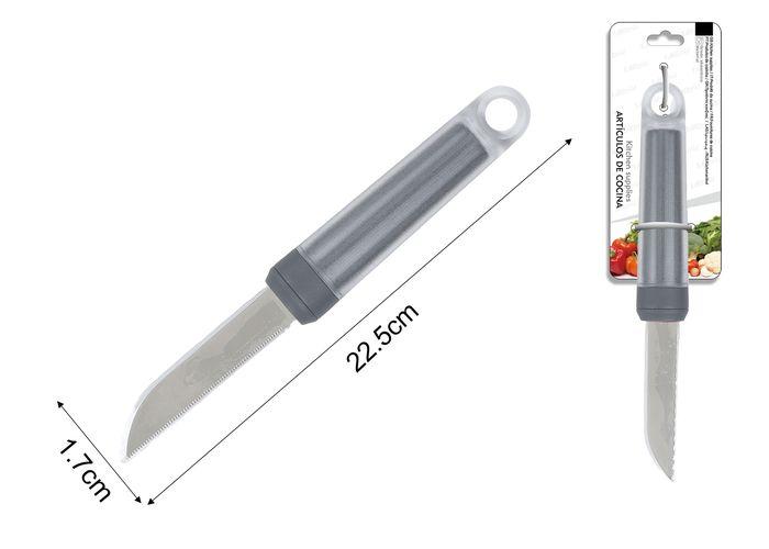 Cuchillo, 22,5 × 1,7 cm, color gris, ref. 200865
