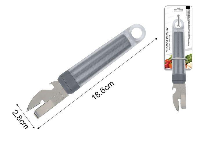 Cuchillo, 18,6 × 2,8 cm, color gris