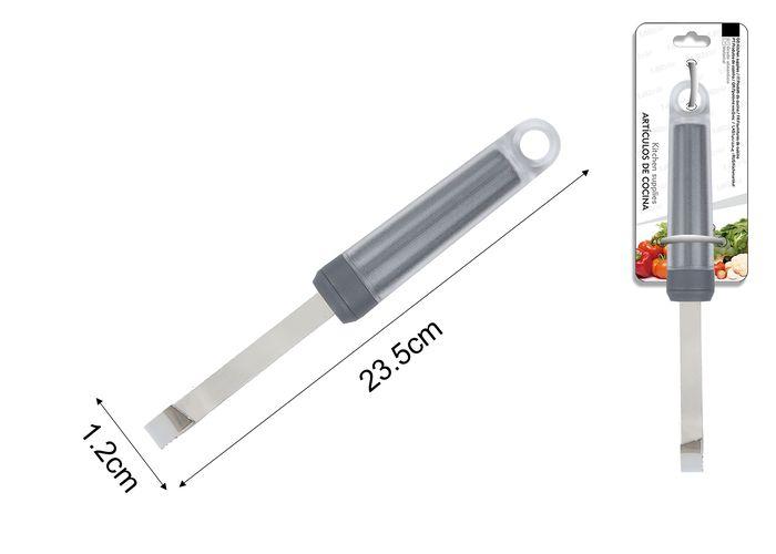 Cuchillo, 23,5 × 1,2 cm, color gris