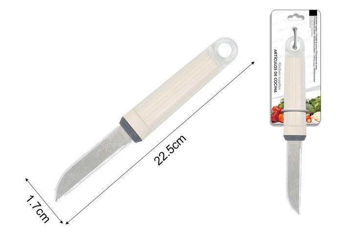 Cuchillo, 22,5 × 1,7 cm, color blanco, ref. 201027