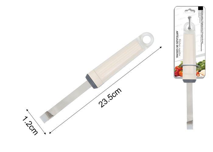 Cuchillo, 23,5 × 1,2 cm, color blanco