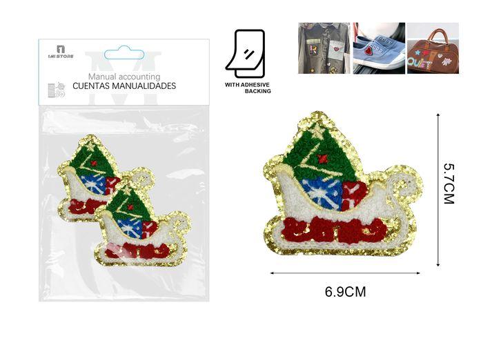 parche, 5,7 × 6,9 cm, 2 piezas