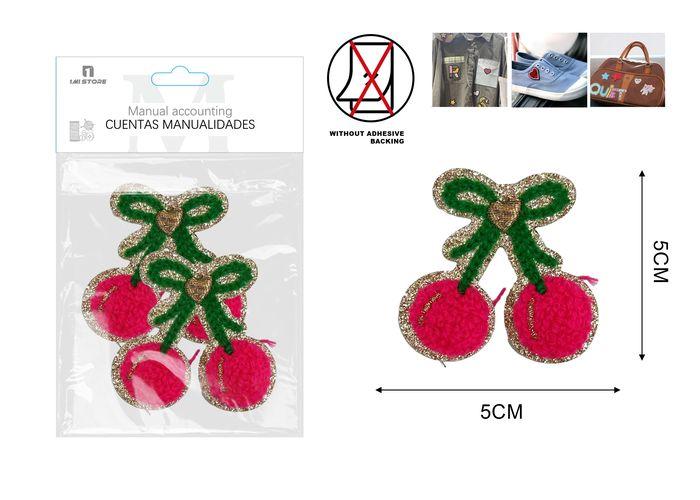 parche, 5 × 5 cm, 2 piezas, color rosado, modelo 350449