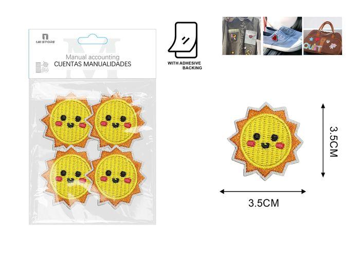 parche, 3,5 × 3,5 cm, 4 piezas, modelo 350520
