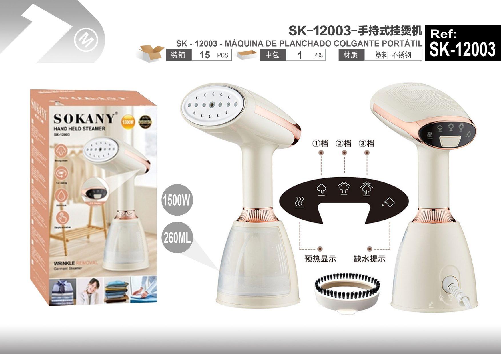 vaporizador de ropa, modelo SK-12003