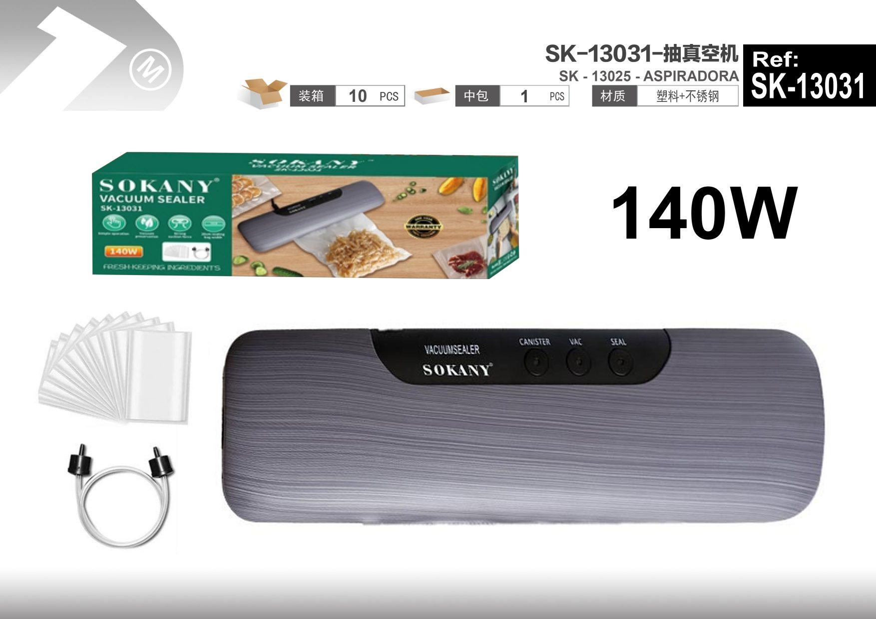 Sellador al vacío, modelo SK-13031