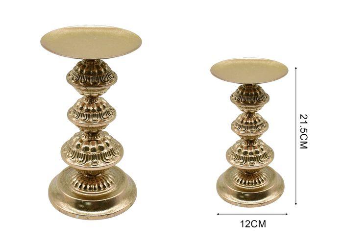 Portavelas de hierro, modelo 133470