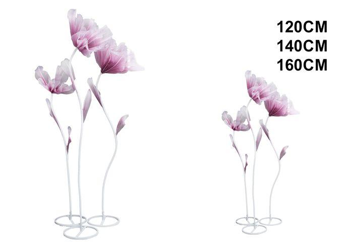 Flores y árboles decorativos, modelo BJ2023-35F, color rojo