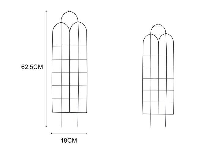Estacas para jardín, 18 × 62,5 cm