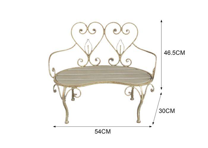 Muebles de hierro forjado, modelo G1030