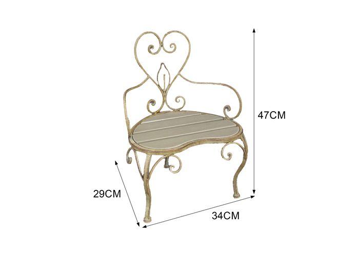 Muebles de hierro forjado, modelo G1031