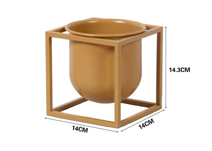 Soporte para plantas de hierro forjado, modelo JY19121S-2007U