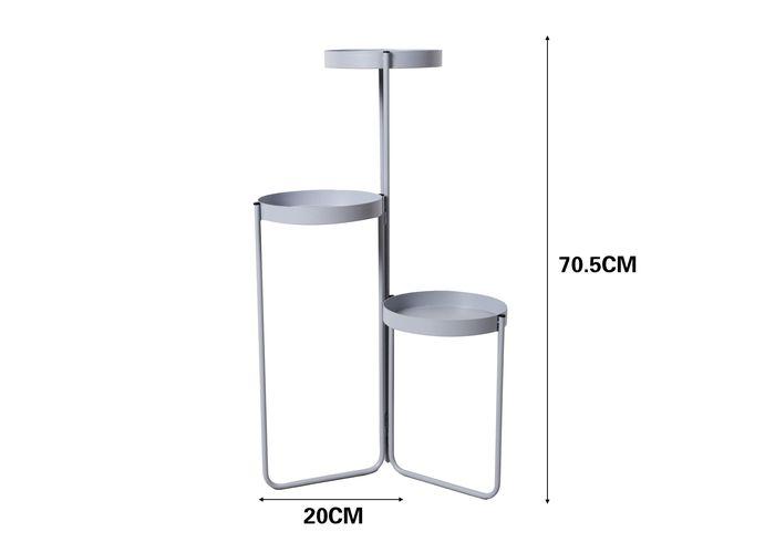 Soporte para plantas de hierro forjado, modelo JY21209GR