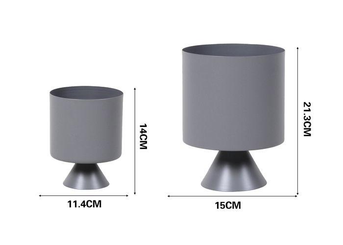 Soporte para plantas de hierro forjado, modelo JY21240-C5U