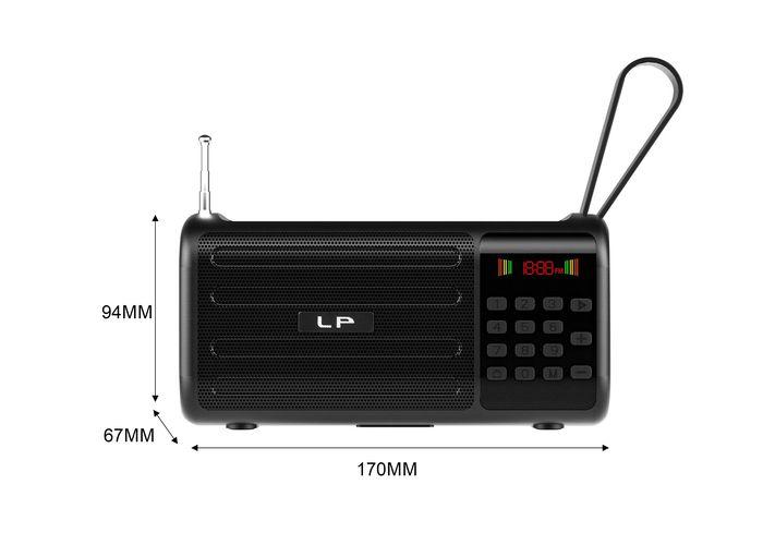 Grabadora de radiocassette, modelo LP-V87