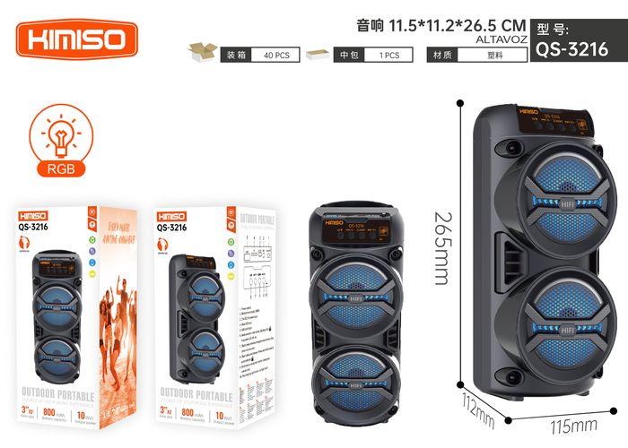 altavoz portátil, modelo QS-3216