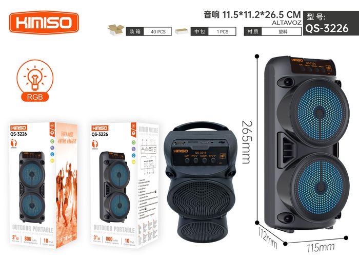 altavoz portátil, modelo QS-3226