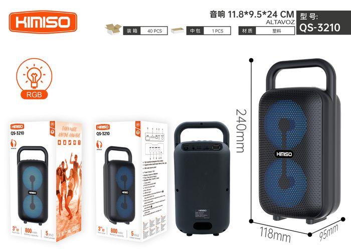 altavoz portátil, modelo QS-3210