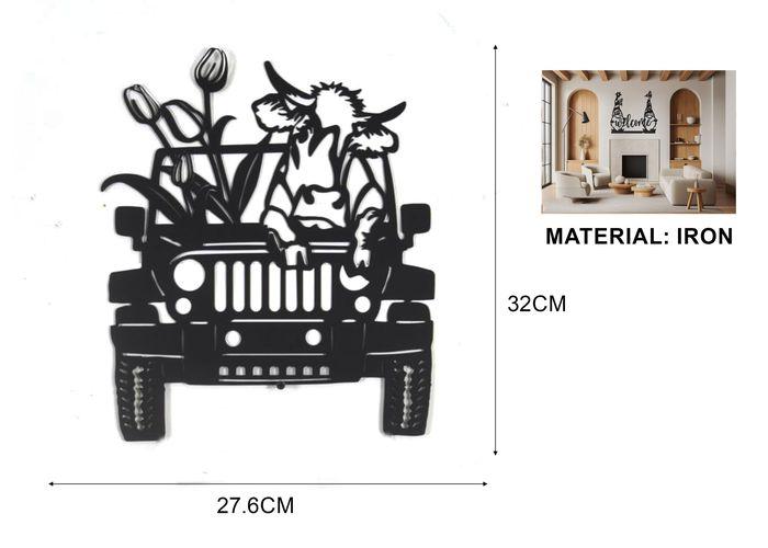 Decoración colgante de hierro forjado, modelo 135329