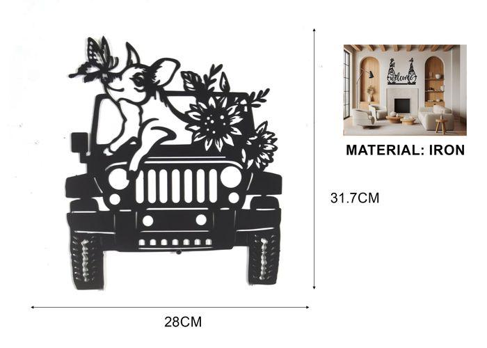Decoración colgante de hierro forjado, modelo 135331