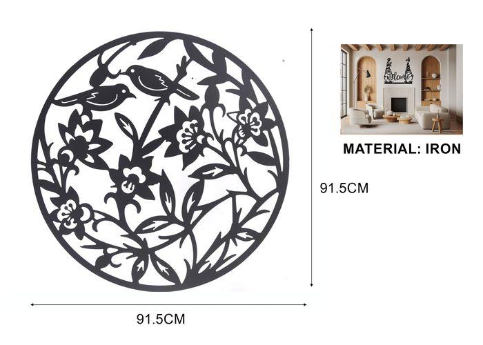 Decoración colgante de hierro forjado, modelo 135346
