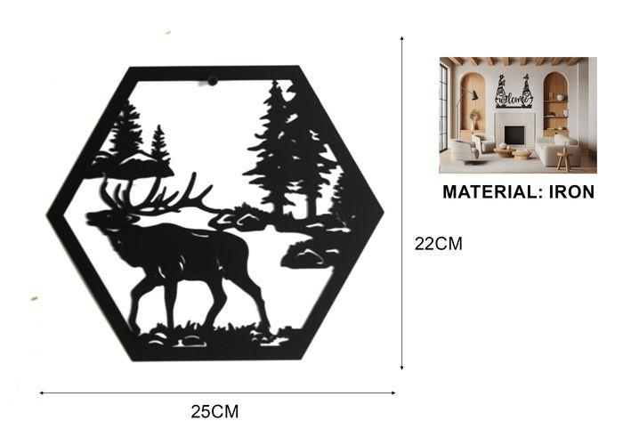 Decoración colgante de hierro forjado, modelo 135366