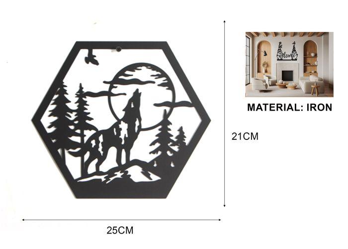 Decoración colgante de hierro forjado, modelo 135369