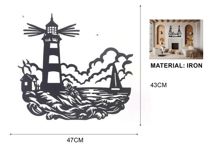 Decoración colgante de hierro forjado, modelo 135409