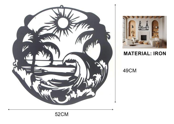 Decoración colgante de hierro forjado, modelo 135427