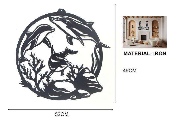 Decoración colgante de hierro forjado, modelo 135428