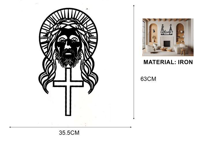 Decoración colgante de hierro forjado, modelo 135434